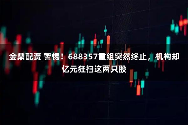 金鼎配资 警惕！688357重组突然终止，机构却亿元狂扫这两只股