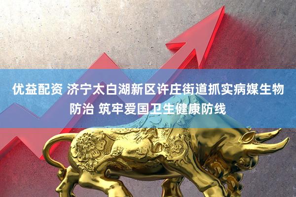 优益配资 济宁太白湖新区许庄街道抓实病媒生物防治 筑牢爱国卫生健康防线